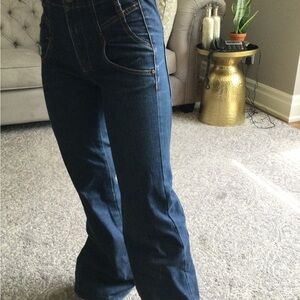 Mango high waisted boot cut jeans in size 4